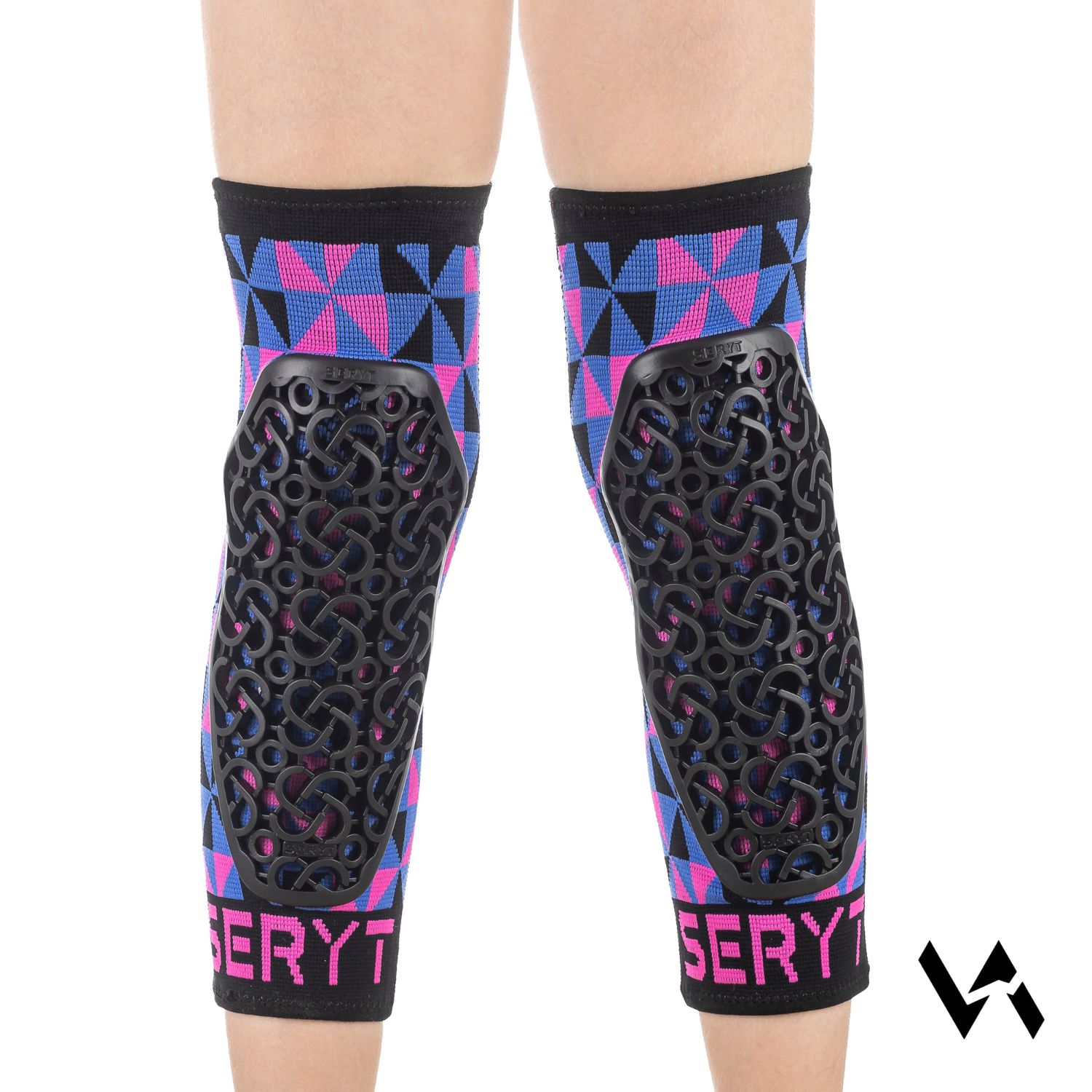 SERYT Protection Flow Knee Youth - Arlecchino Pink/Blue