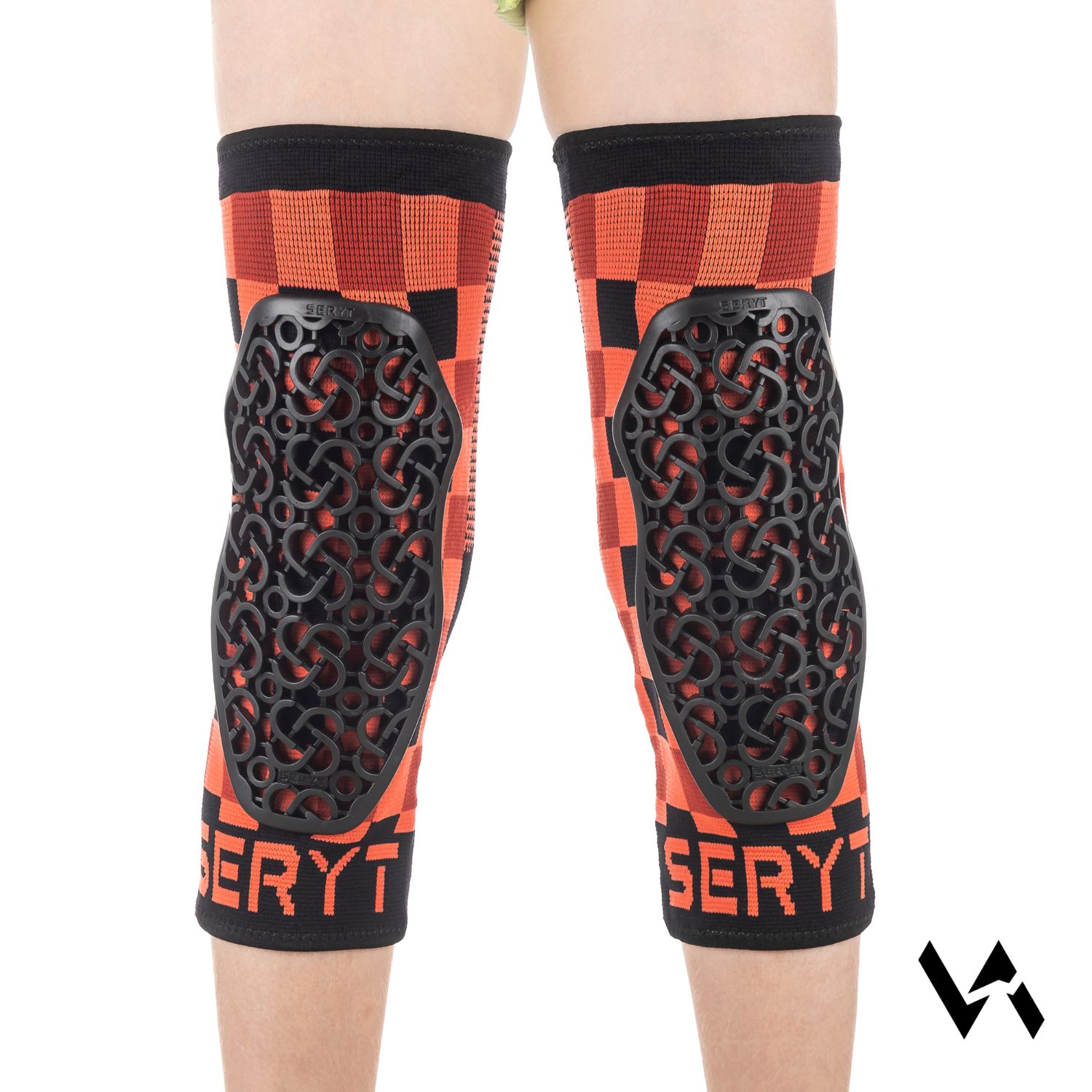 SERYT Protection Flow Knee Youth - Checker Red